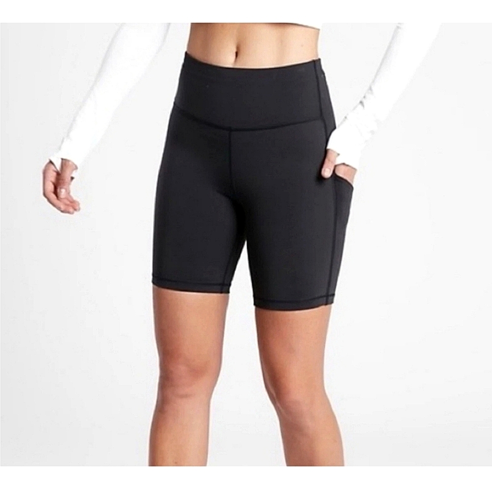 Athleta Black Athletic Shorts for Performance - Picture 13 of 13